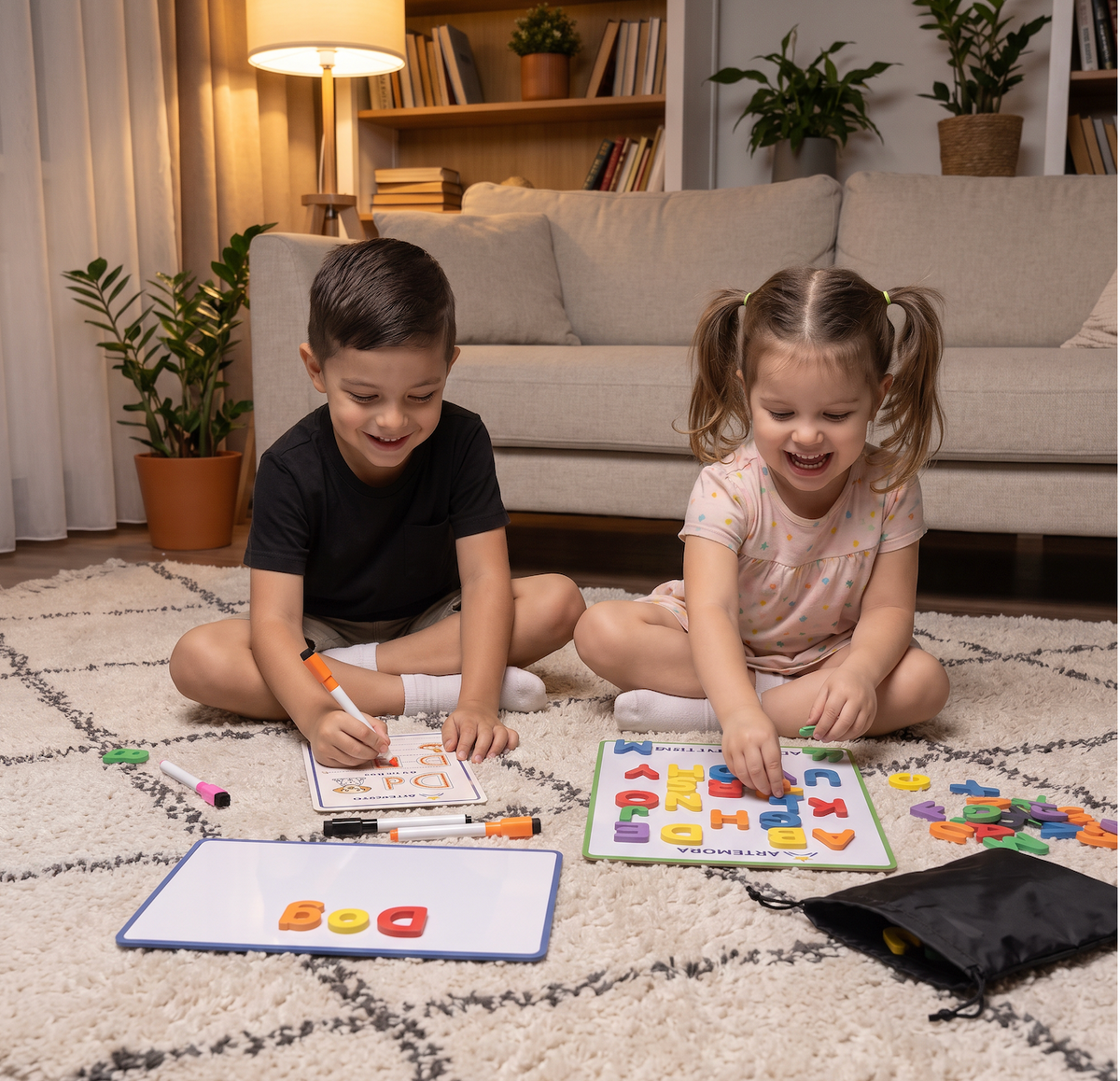 ABC Adventure Kit – 141-Piece Magnetic Alphabet Kit for Ages 3–6
